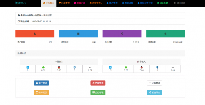 雨泽最新第四版易支付整套网站源码-百云游资源网