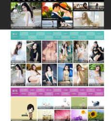 价值180的仿3641美女图库帝国CMS内核整站源码-百云游资源网