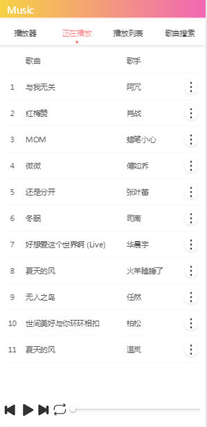 最新可用双端美化版在线音乐播放器网站源码插图