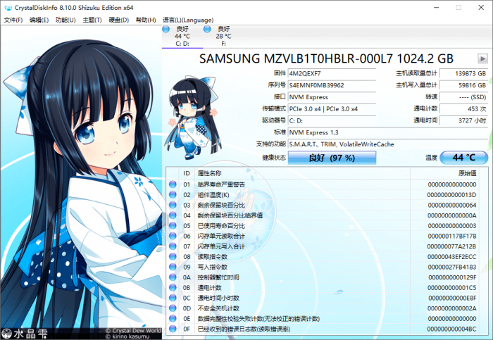 CrystalDiskInfo v8.10.0正式版插图1