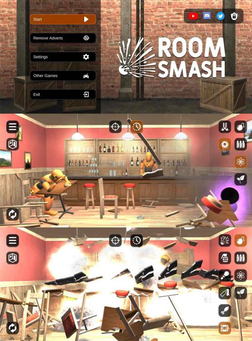 放松解压游戏 房间毁灭模拟器-百云游资源网