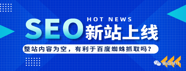 SEO实战，新站上线，网站内容为空好吗?-百云游资源网