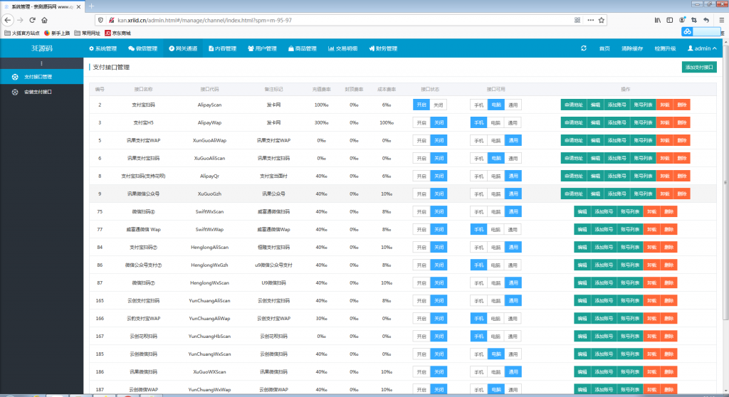 自动发卡企业商户运营版带WAP手机端+多种主题【站长亲测】插图13 自动发卡企业商户运营版带WAP手机端+多种主题【站长亲测】插图13