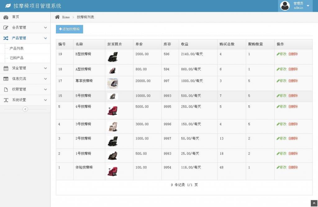 共享按摩椅理财系统|金融投资理财系统插图7 共享按摩椅理财系统|金融投资理财系统插图7