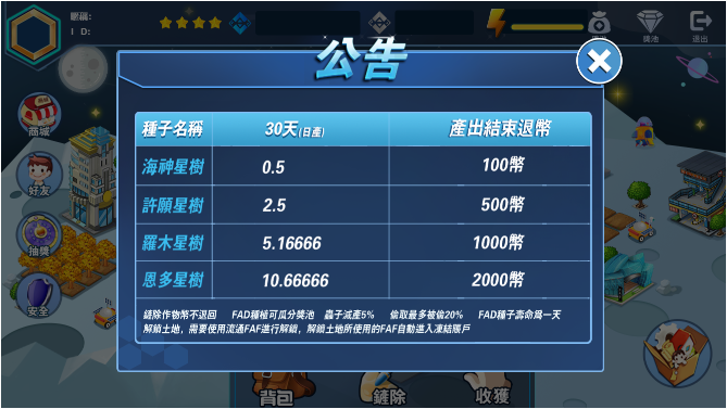 FAF区块链手游 数字钱包 集成游戏、矿机、农场插图9