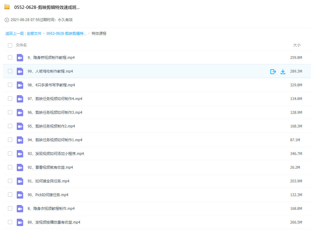 剪映剪辑特效速成班教你如何使用剪映制作小视频-百云游资源网