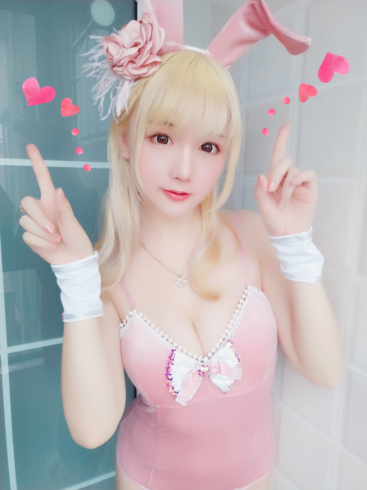 福利美图 小姐姐星之迟迟-粉红泡泡包插图3