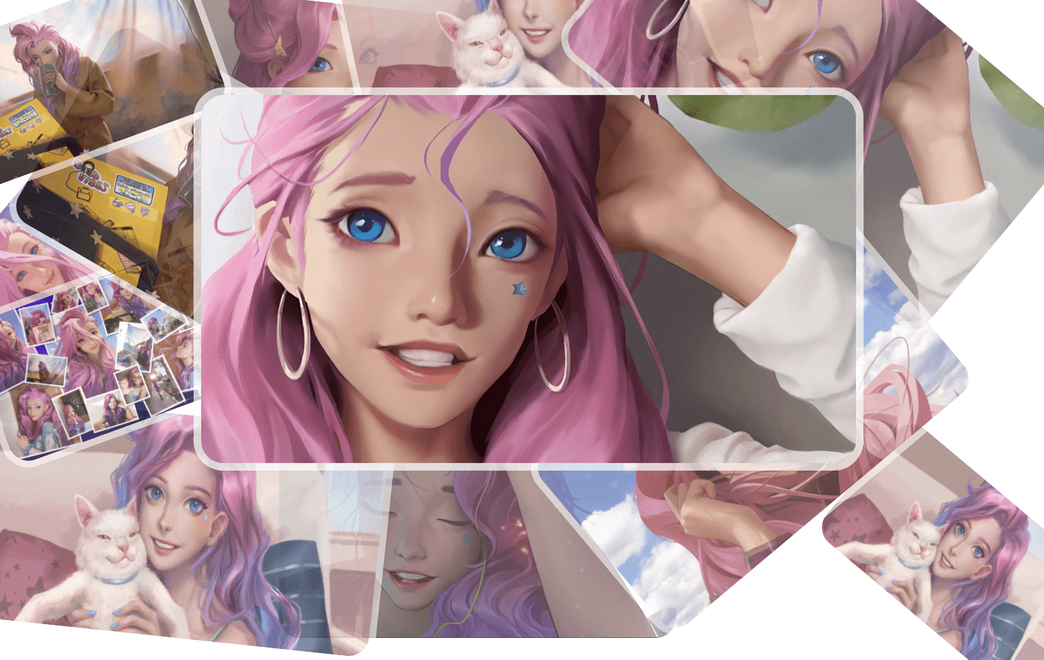 个人相册图片墙HTML源码-百云游资源网