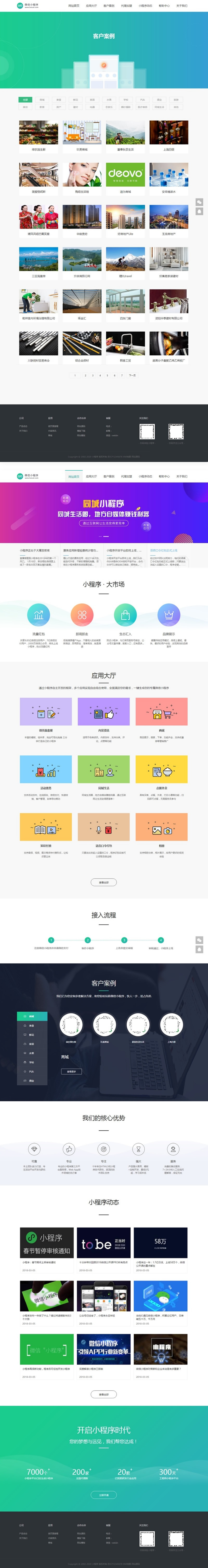 微信小程序开发代理展示销售网站源码（手机同步）产品介绍-百云游资源网