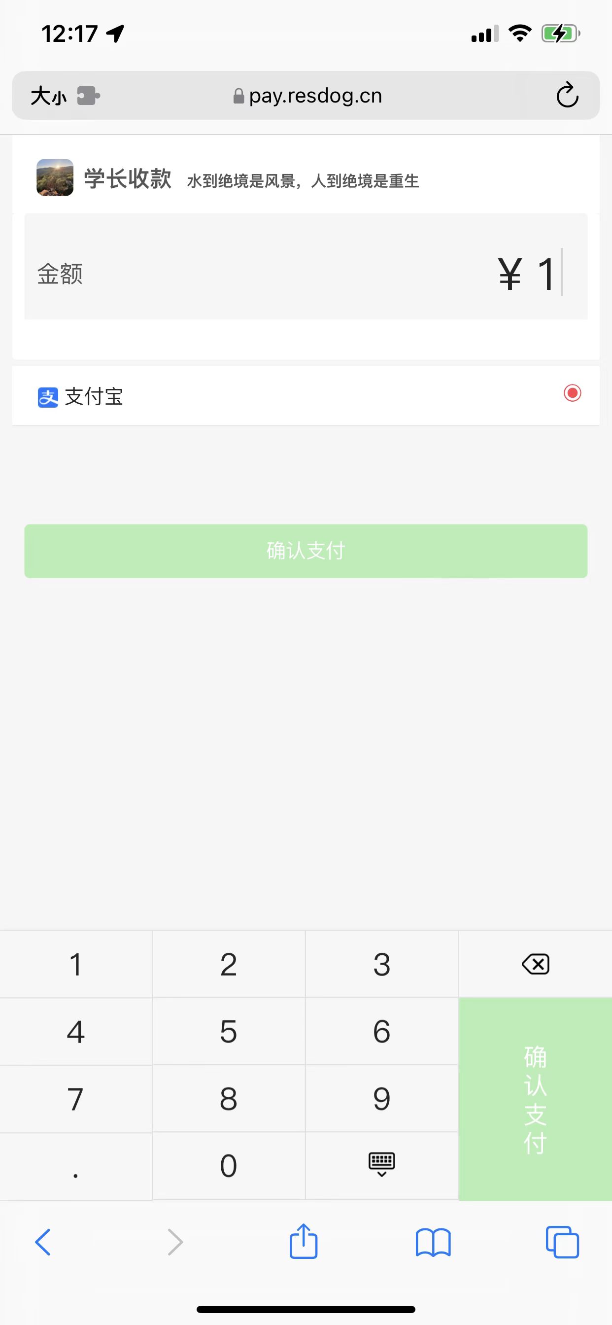 [网站源码] 个人收款页面-百云游资源网