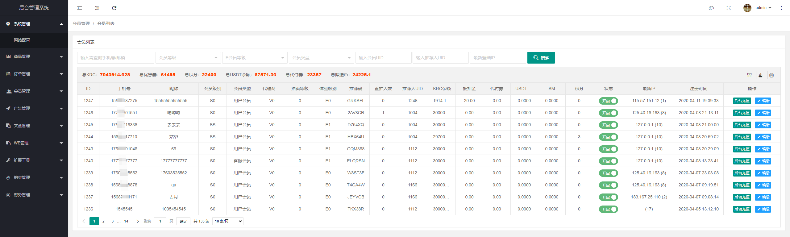 KRC跨境商城系统 拍卖系统 竞拍系统 高端商城 虚拟币支付源码插图5 KRC跨境商城系统 拍卖系统 竞拍系统 高端商城 虚拟币支付源码插图5
