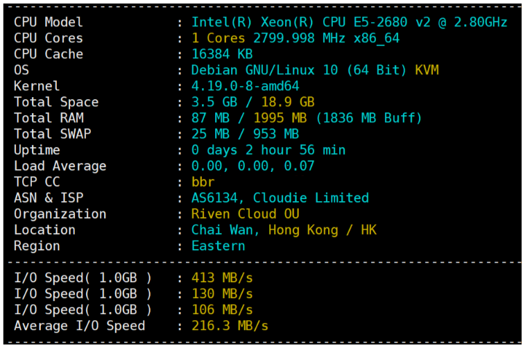 dogyun(狗云) 香港VPS-“香港-CLD”数据中心bgp线路VPS简单测评插图 dogyun(狗云) 香港VPS-“香港-CLD”数据中心bgp线路VPS简单测评插图