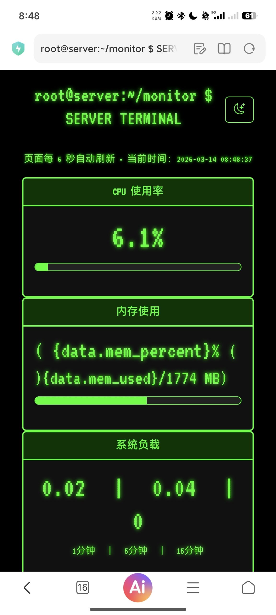 轻量级服务器监控面板：新增八大实用功能与安全优化插图1