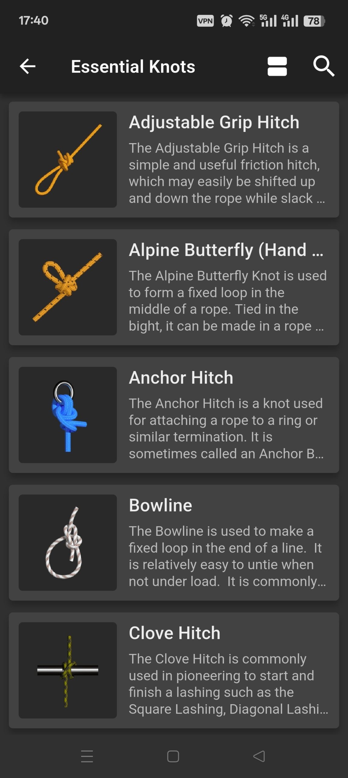 Knots 3D v10.9.2：专业的 3D 绳结学习工具，涵盖 193+ 种实用技巧-百云游资源网