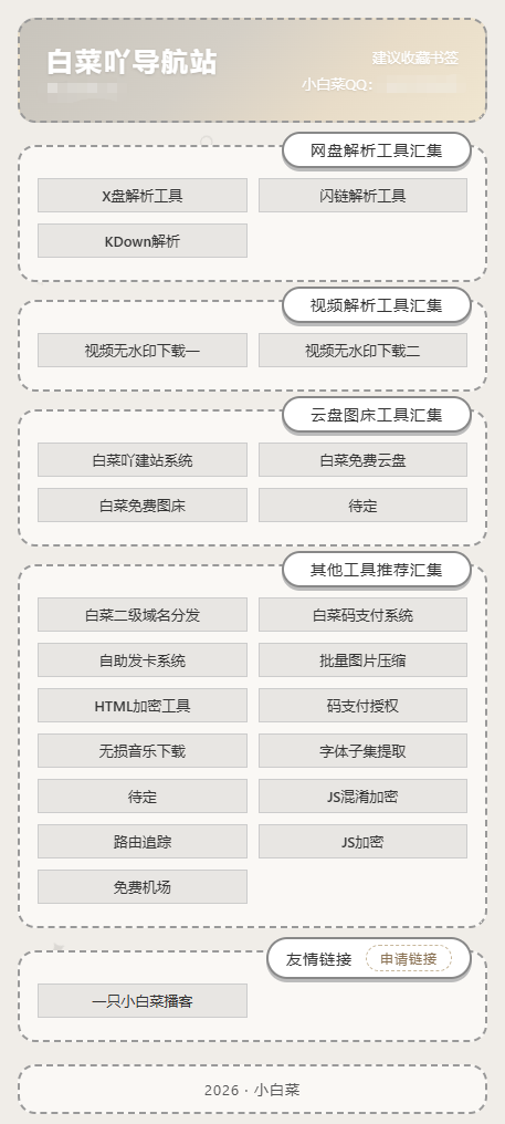 【源码分享】轻量级站点导航系统，MonkeyCode助力开发插图1