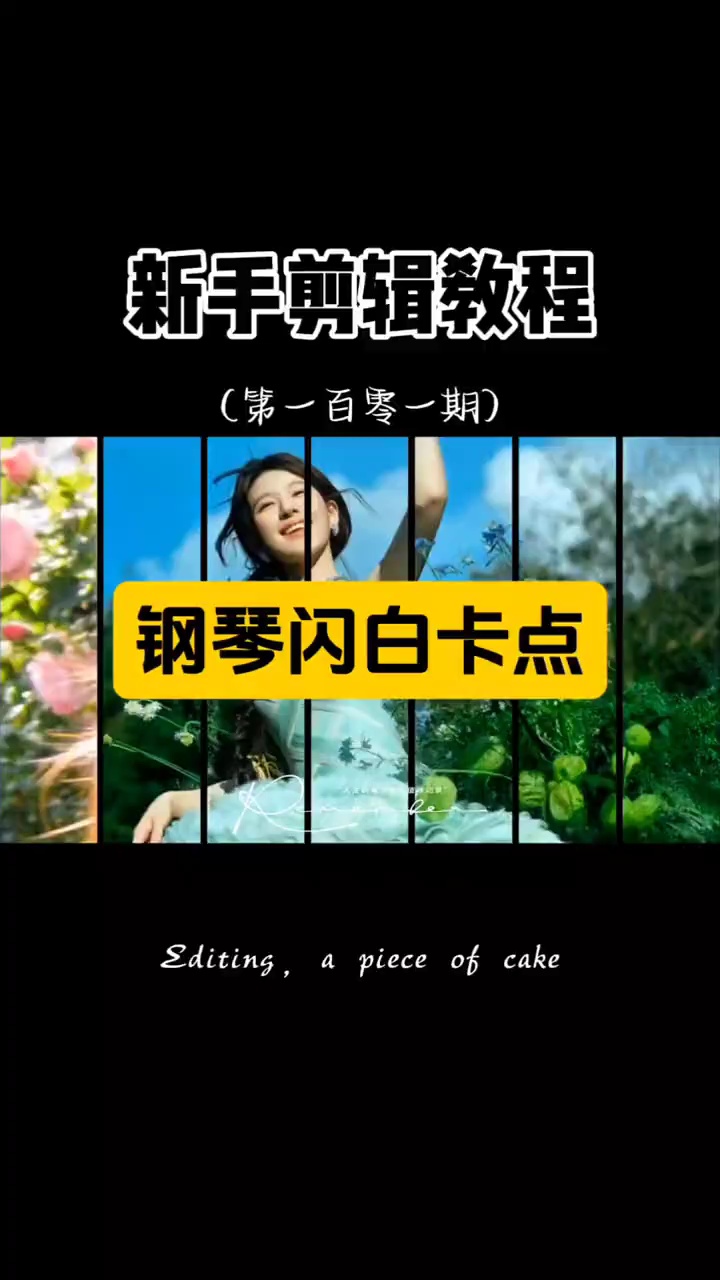 【玩机教程】 剪辑之钢琴卡点闪白效果插图
