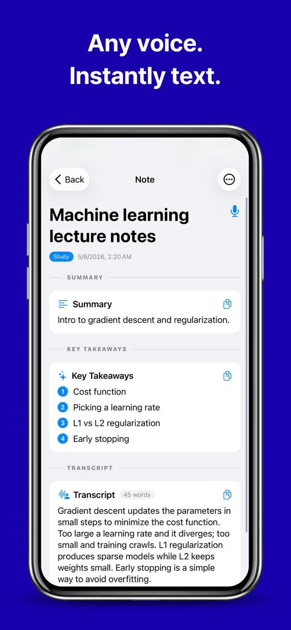 【iOS限免】语音转文字离线录音内购限时免费插图2