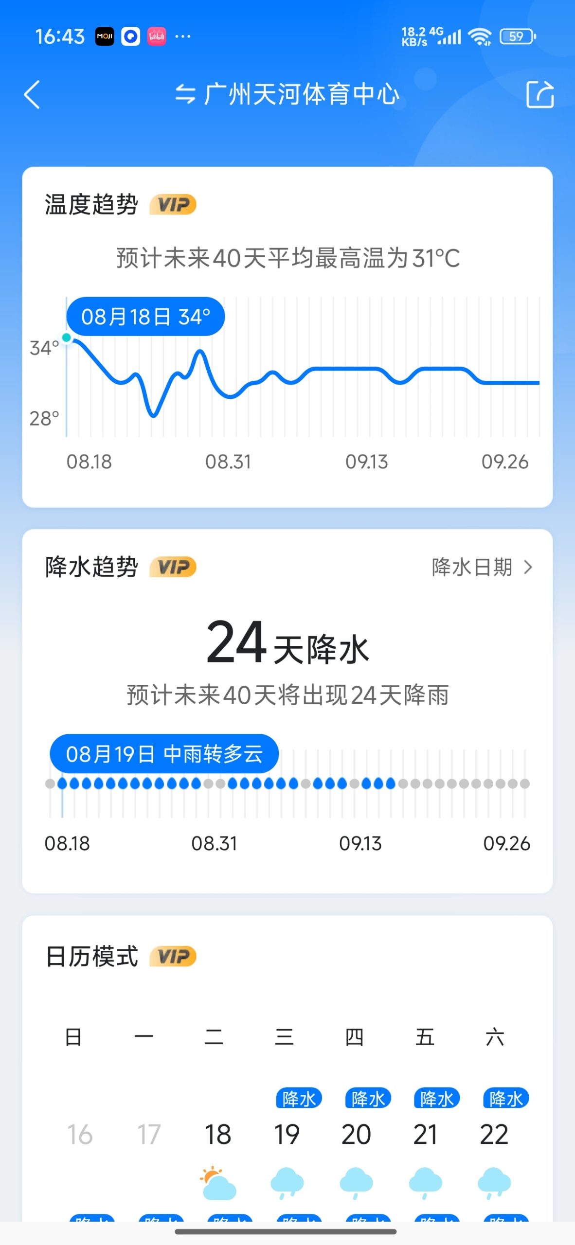 【分享】墨迹天气🌧️每日实况预报🔥可视化地图！解锁会员插图4